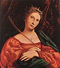 Lorenzo Lotto St Catherine of Alexandria painting
